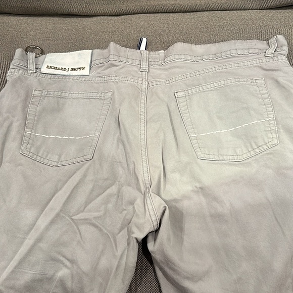 Grey men’s Richard J Brown Berlino pants. - Picture 3 of 3